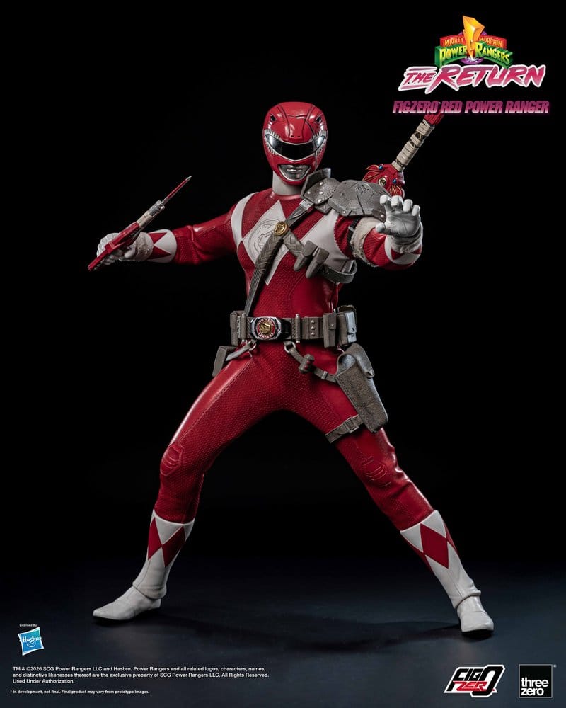 Mighty Morphin Power Rangers: The Return FigZero Actionfigur 1/6 Red Power Ranger 31 cm Image 13