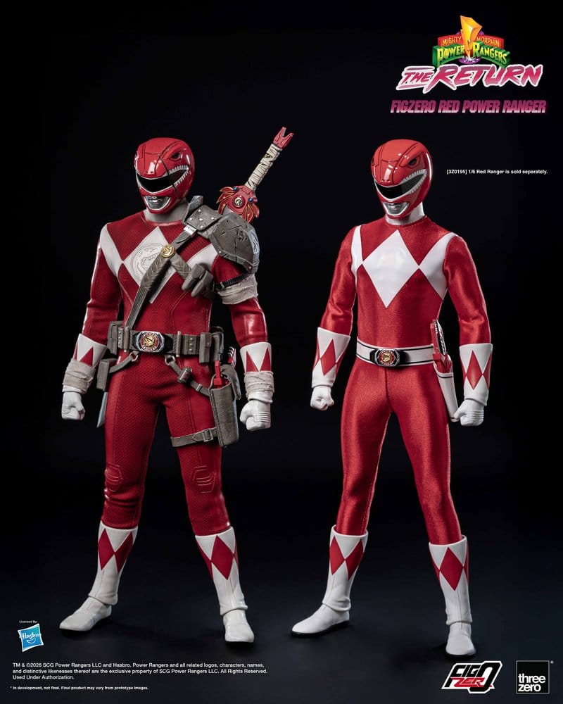 Mighty Morphin Power Rangers: The Return FigZero Actionfigur 1/6 Red Power Ranger 31 cm Image 14