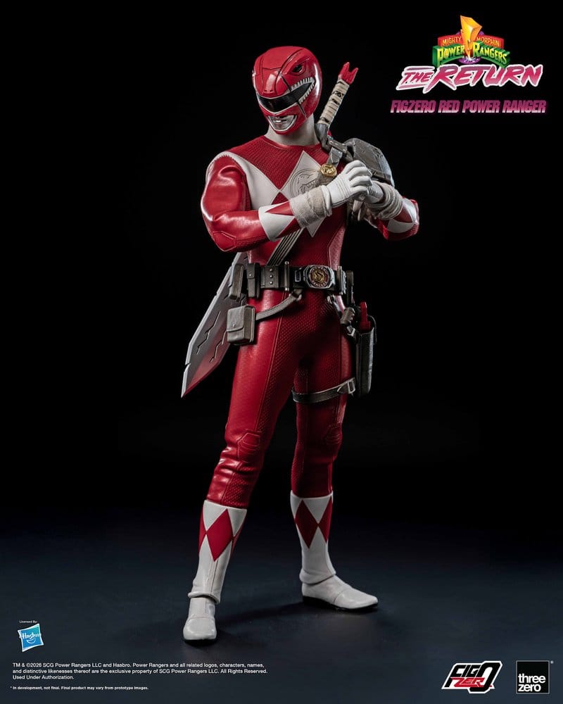 Mighty Morphin Power Rangers: The Return FigZero Actionfigur 1/6 Red Power Ranger 31 cm Image 15