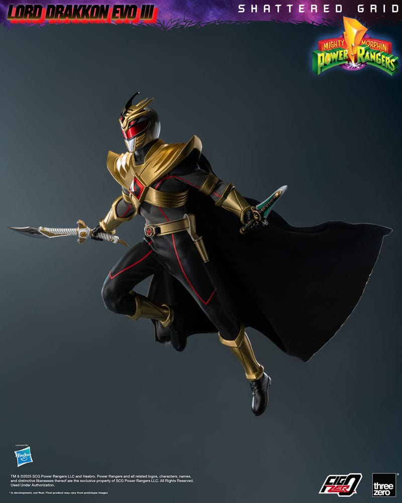 Mighty Morphin Power Rangers Shattered Grid FigZero Actionfigur 1/6 Lord Drakkon Evo III 30cm Image 7