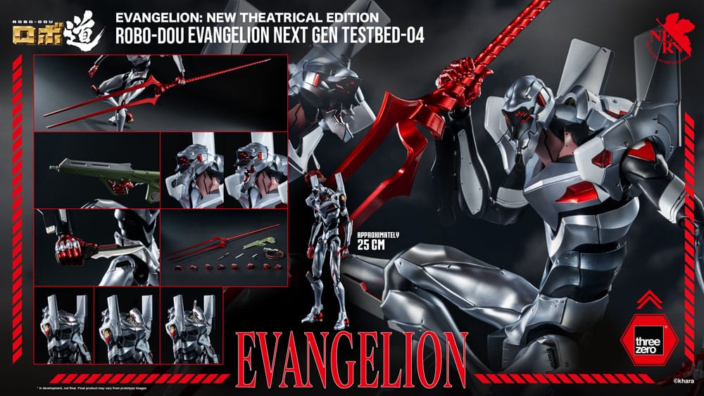 Evangelion: New Theatrical Edition Robo-Dou Actionfigur Evangelion Testbed-04 25 cm Image 15