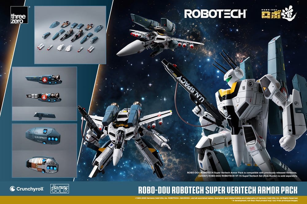 Robotech Robo-Dou Zubehör-Set Super Veritech Armor Pack Image 11