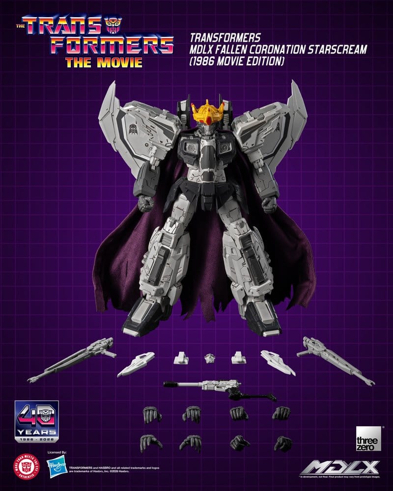 Transformers MDLX Actionfigur Fallen Coronation Starscream (1986 Movie Edition) 20 cm Image 2