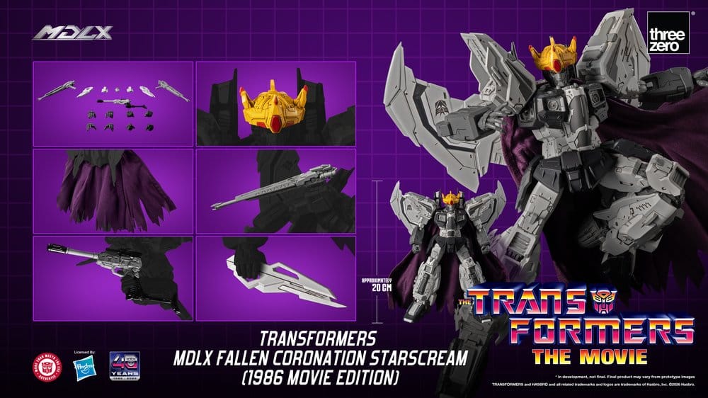 Transformers MDLX Actionfigur Fallen Coronation Starscream (1986 Movie Edition) 20 cm Image 10