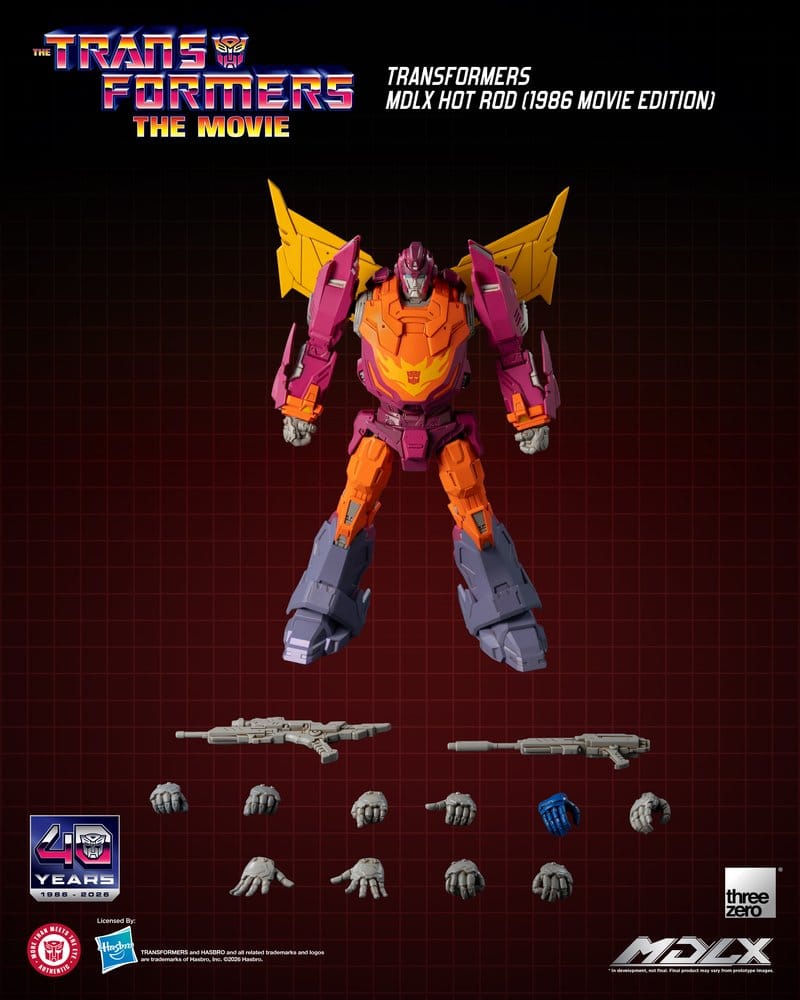 Transformers MDLX Actionfigur Hot Rod (1986 Movie Edition) 18 cm Image 2