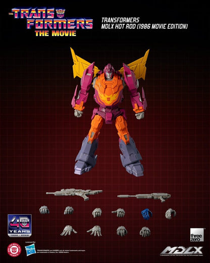 Transformers MDLX Actionfigur Hot Rod (1986 Movie Edition) 18 cm Image 2