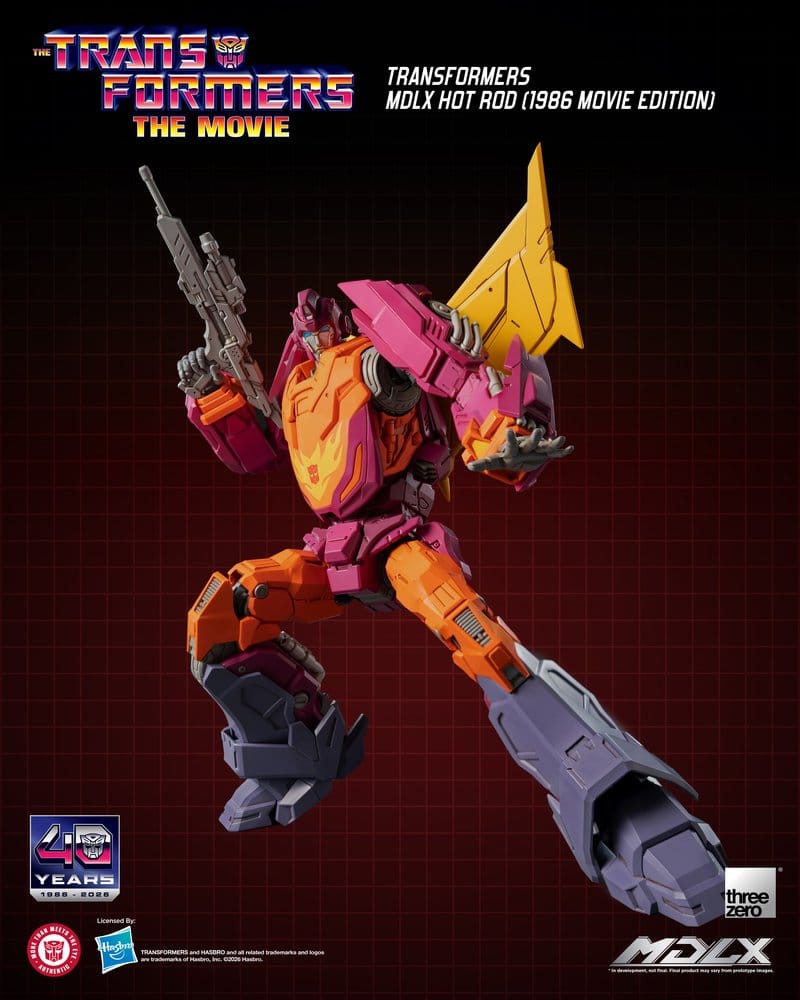 Transformers MDLX Actionfigur Hot Rod (1986 Movie Edition) 18 cm Image 4