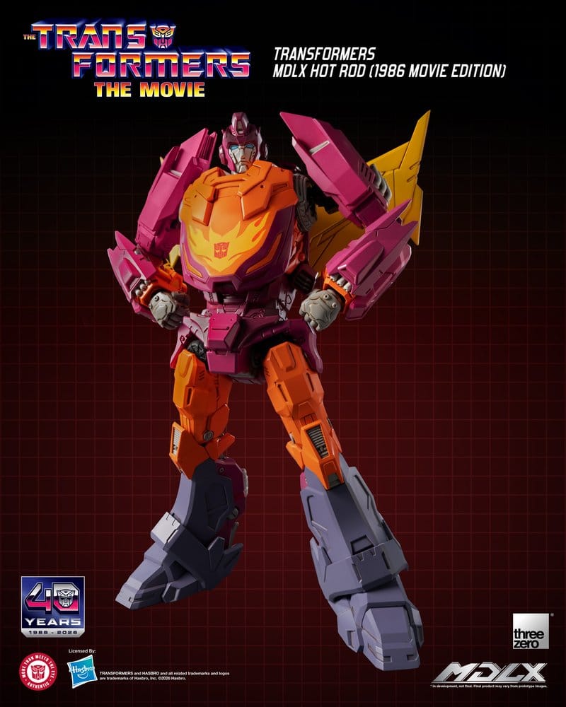 Transformers MDLX Actionfigur Hot Rod (1986 Movie Edition) 18 cm Image 6