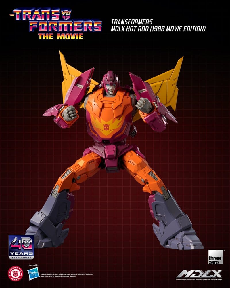 Transformers MDLX Actionfigur Hot Rod (1986 Movie Edition) 18 cm Image 9
