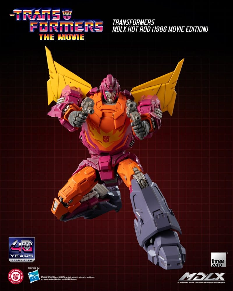 Transformers MDLX Actionfigur Hot Rod (1986 Movie Edition) 18 cm Image 10