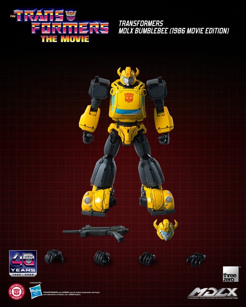 Transformers MDLX Actionfigur Bumblebee (1986 Movie Edition) 12 cm Image 2