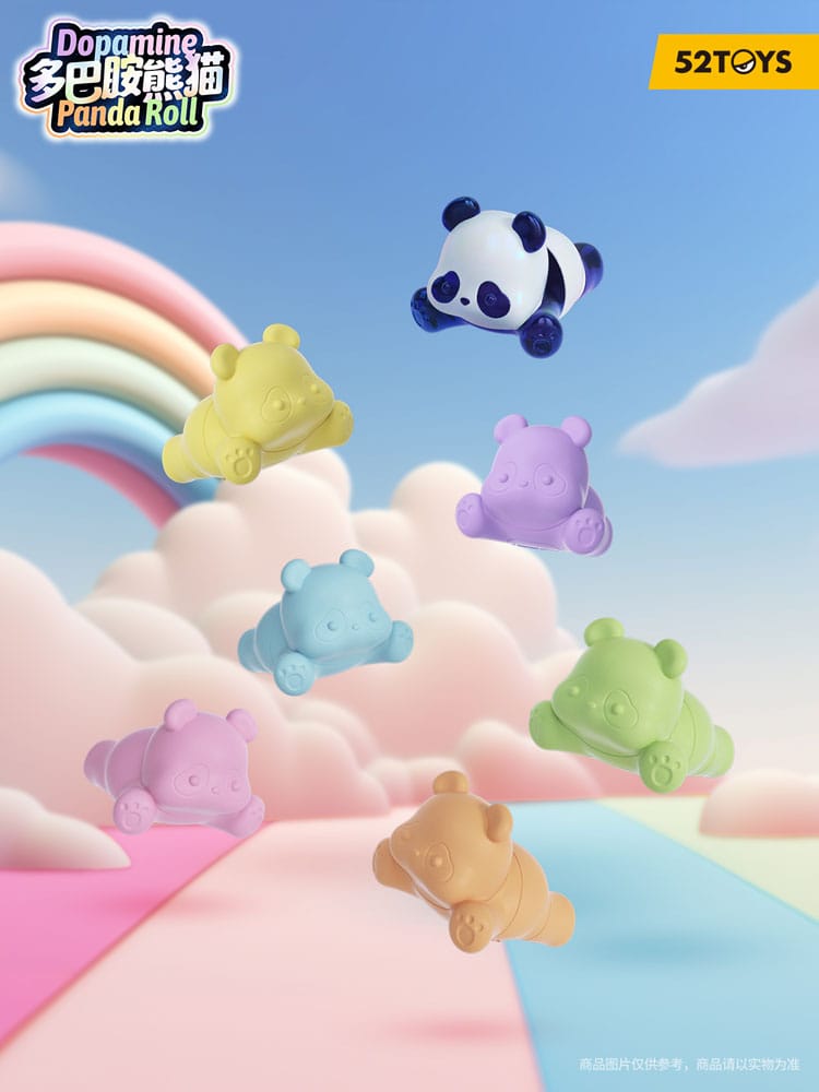 Panda Roll Blind Box Figuren Sortiment Dopamine Pandas 3 cm (6) Image 1