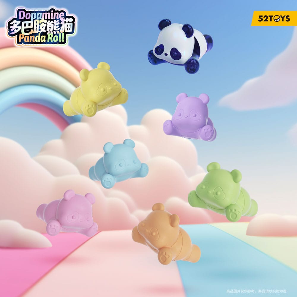 Panda Roll Blind Box Figuren Sortiment Dopamine Pandas 3 cm (6) Image 3