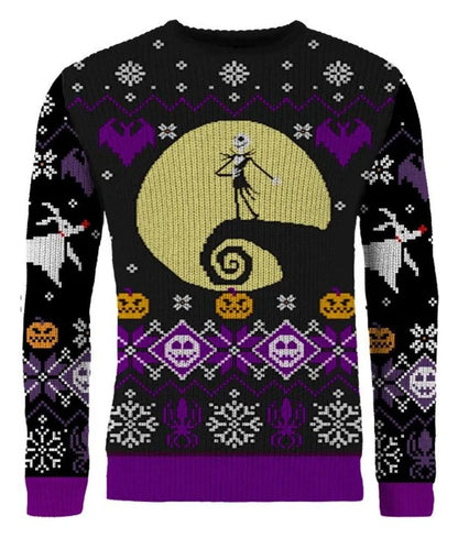 Nightmare Before Christmas Christmas Pullover 8-bit Größe L Image 3