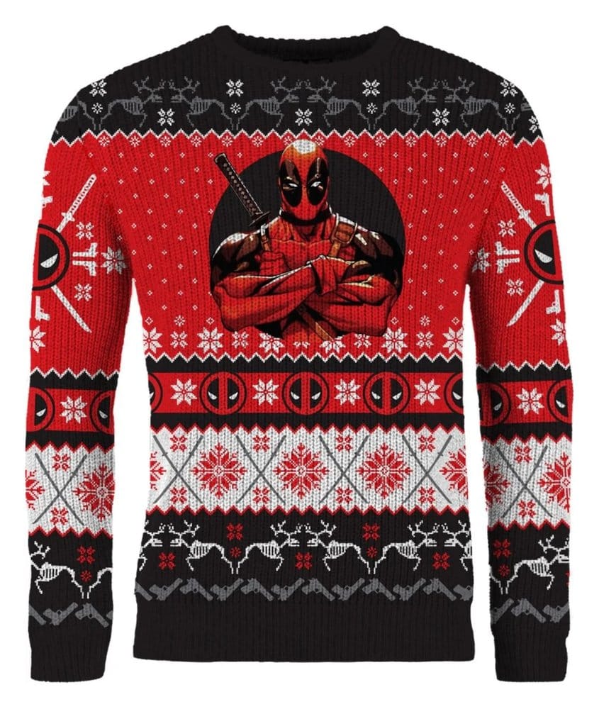 Deadpool Christmas Pullover Größe XXL Image 2