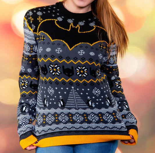 Batman Christmas Pullover Penguin Größe M Image 1
