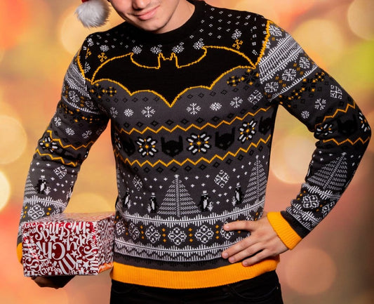 Batman Christmas Pullover Penguin Größe L Image 2