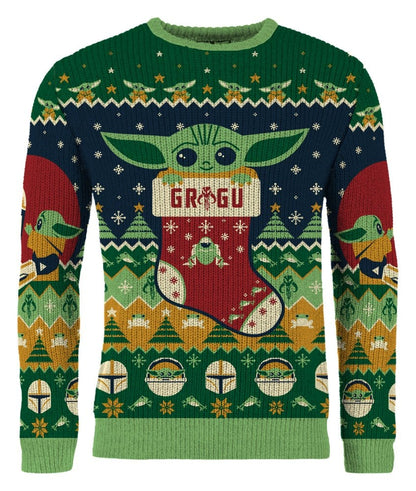 Star Wars Christmas Pullover Baby Yoda Größe L Image 3