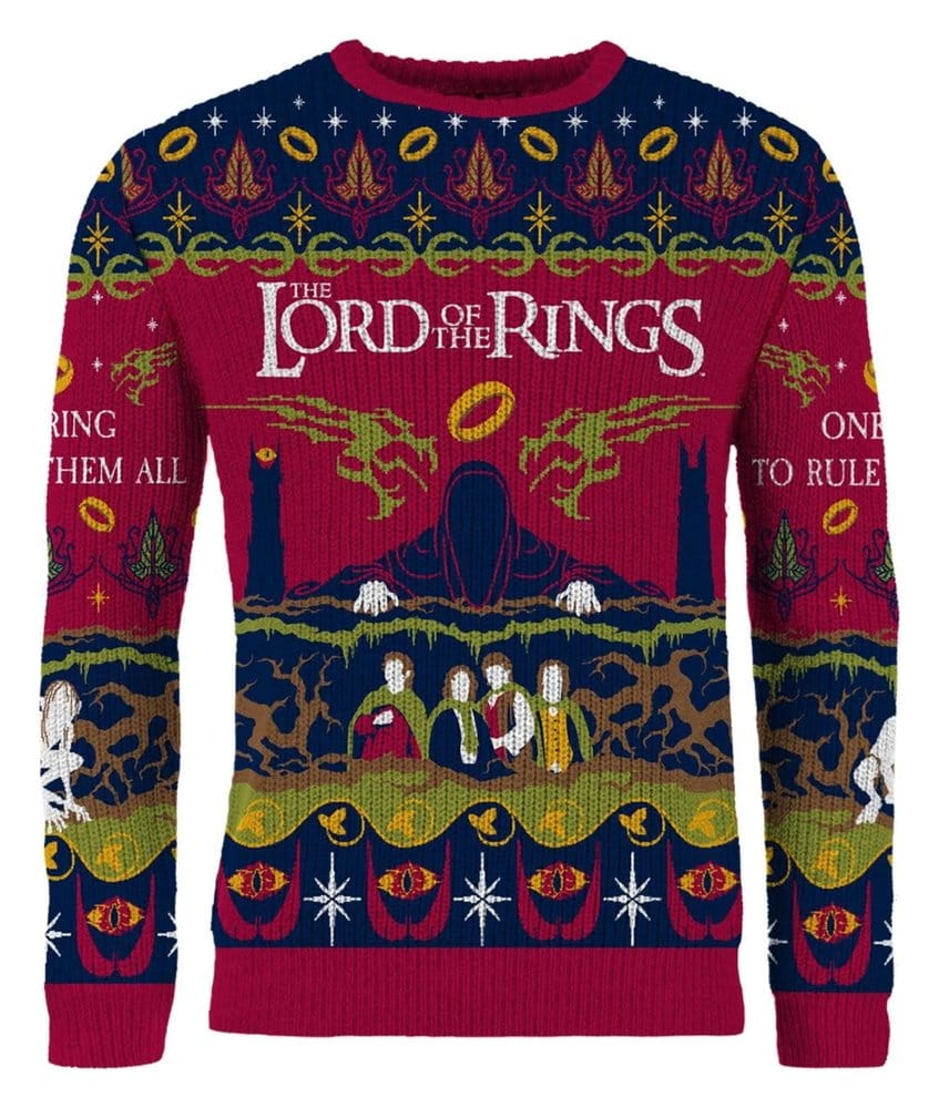 Der Herr der Ringe Christmas Pullover One Sweater To Rule Them All Größe L Image 5