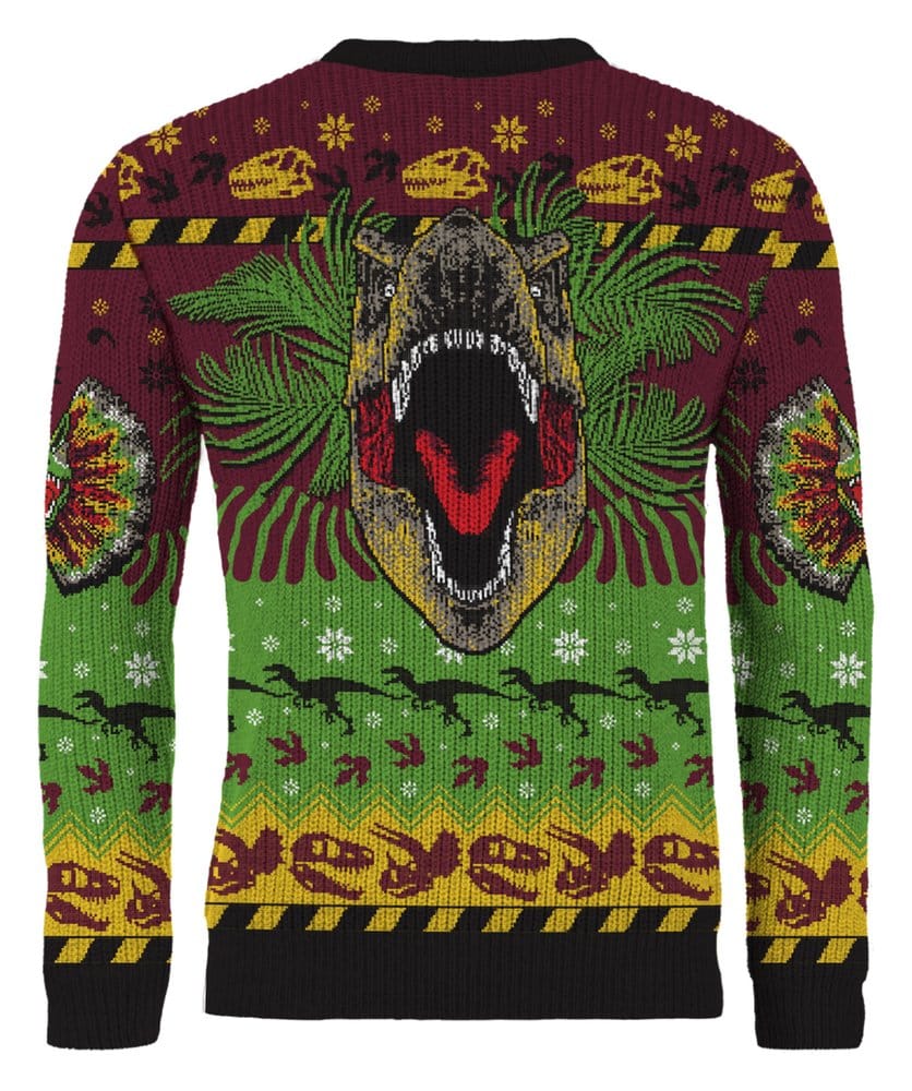 Jurassic Park Christmas Pullover Happy Rexmas Größe M Image 1