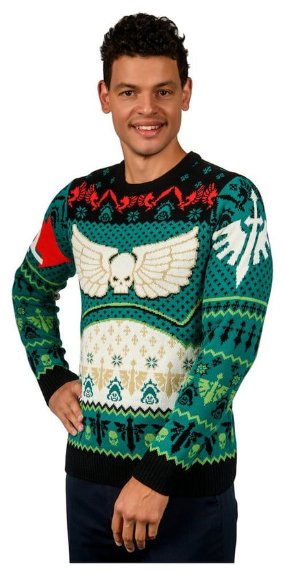 Warhammer 40,000 Christmas Pullover Dark Angels Größe XXXL Image 2