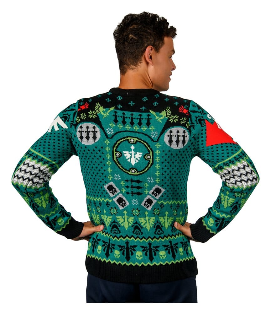 Warhammer 40,000 Christmas Pullover Dark Angels Größe XL Image 3
