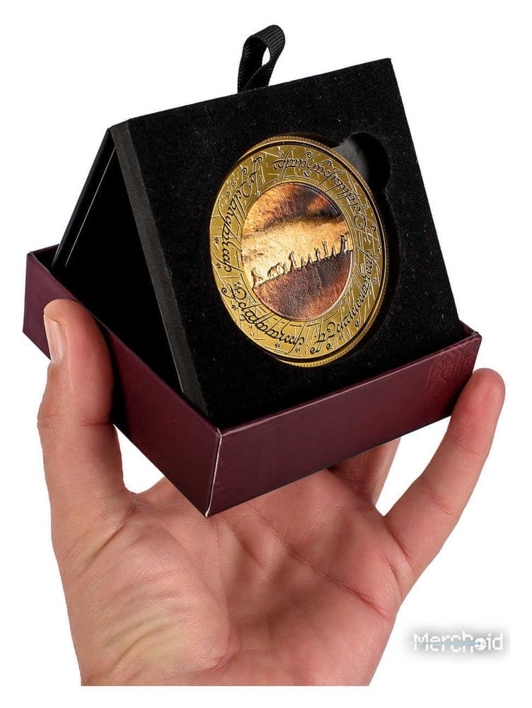 Herr der Ringe Münze mit Display-Ständer Die Gefährten Image 9