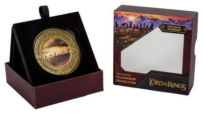 Herr der Ringe Münze mit Display-Ständer Die Gefährten Image 11