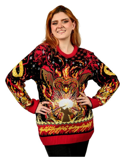 Der Herr der Ringe Christmas Pullover Balrog Größe XXL Image 3