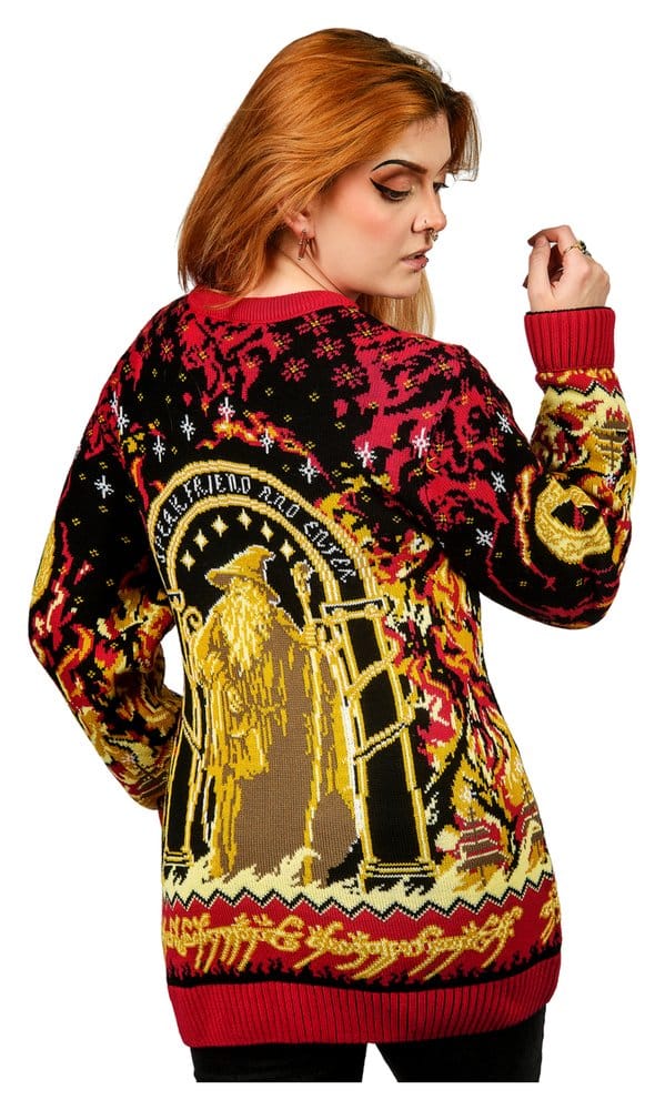 Der Herr der Ringe Christmas Pullover Balrog Größe XL Image 4