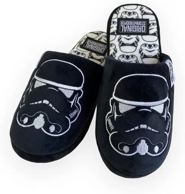 Star Wars Original Stormtrooper Hausschuhe Black EU 8 - 10 Image