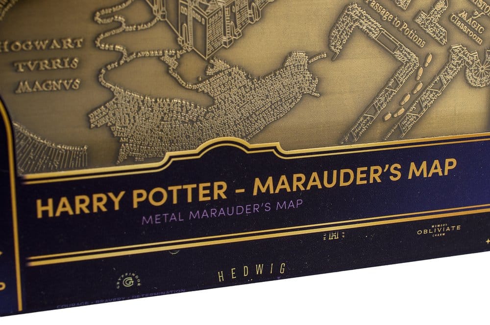 Harry Potter Replik Marauder's Map Metal Map 15 cm Image 8