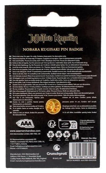 Jujutsu Kaisen Icon Anstecknadel Nobara Kugisaki Image 2
