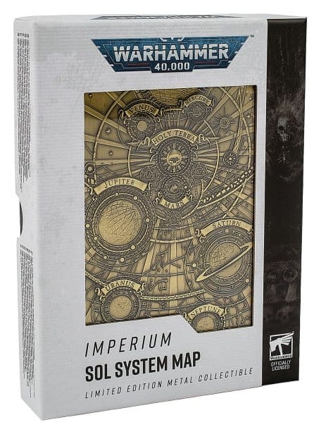 Warhammer 40,000 Metallkarte Sol System Image 4