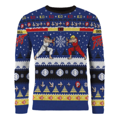 Street Fighter Christmas Pullover Ryu & Ken Größe XL Image 1
