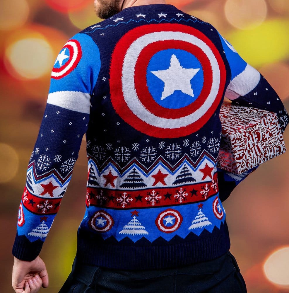 Captain America Christmas Pullover Größe XL Image 2