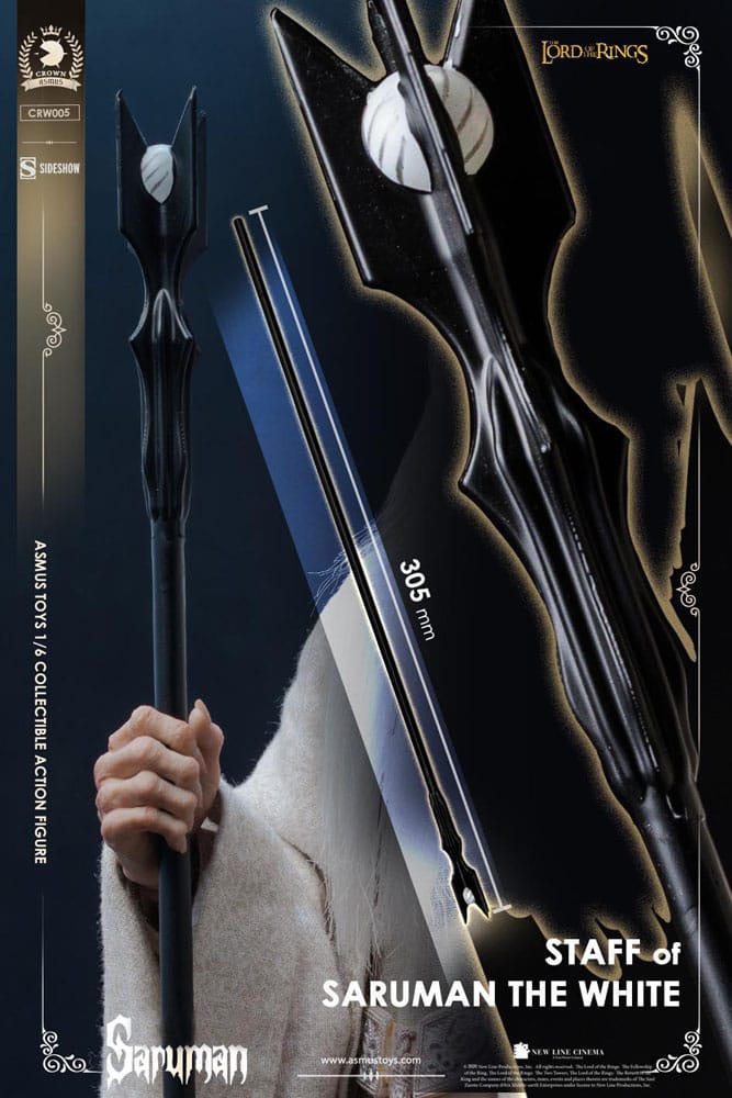 Herr der Ringe Actionfigur 1/6 Saruman 31 cm Image 4