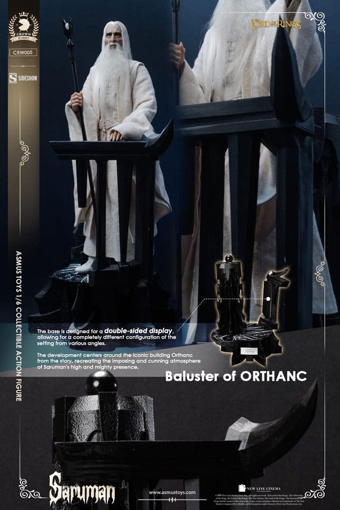 Herr der Ringe Actionfigur 1/6 Saruman 31 cm Image 5