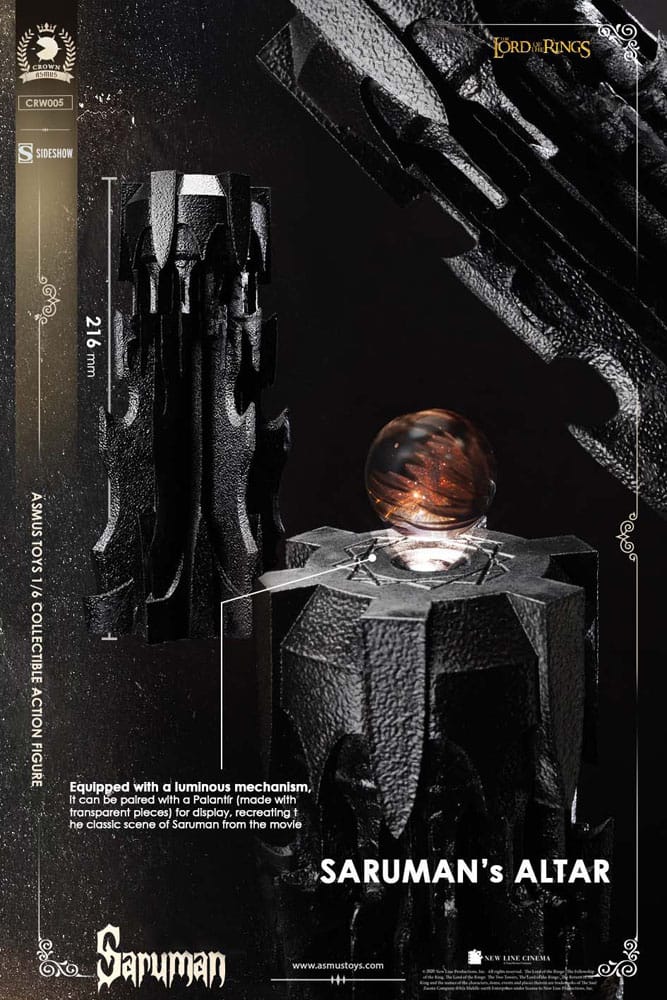 Herr der Ringe Actionfigur 1/6 Saruman 31 cm Image 6