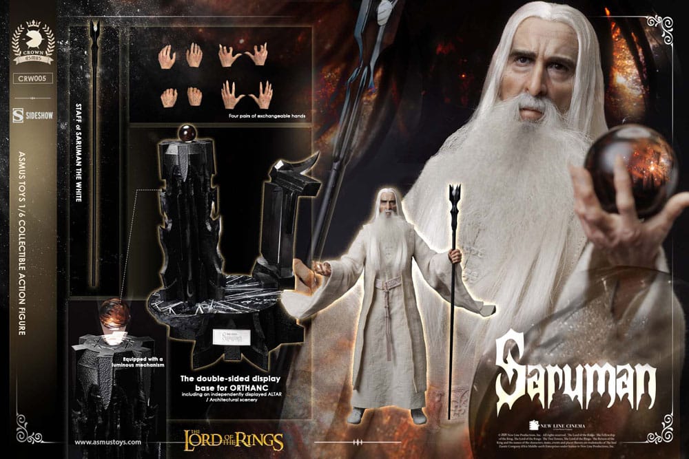 Herr der Ringe Actionfigur 1/6 Saruman 31 cm Image 10