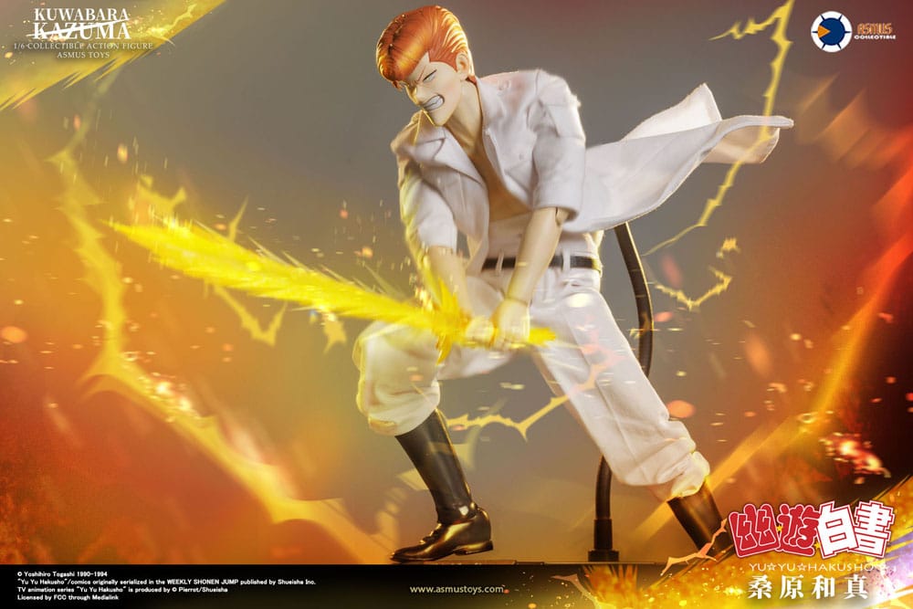 Yu Yu Hakusho Actionfigur 1/6 Kazuma Kuwabara (Luxury Version) 30 cm Image 11