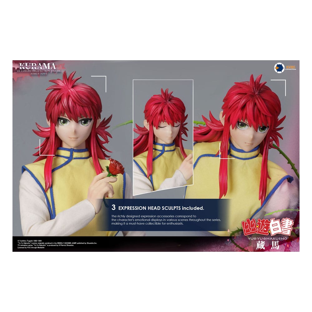 Yu Yu Hakusho Actionfigur 1/6 Kurama (Luxury Edition) 30 cm Image 4