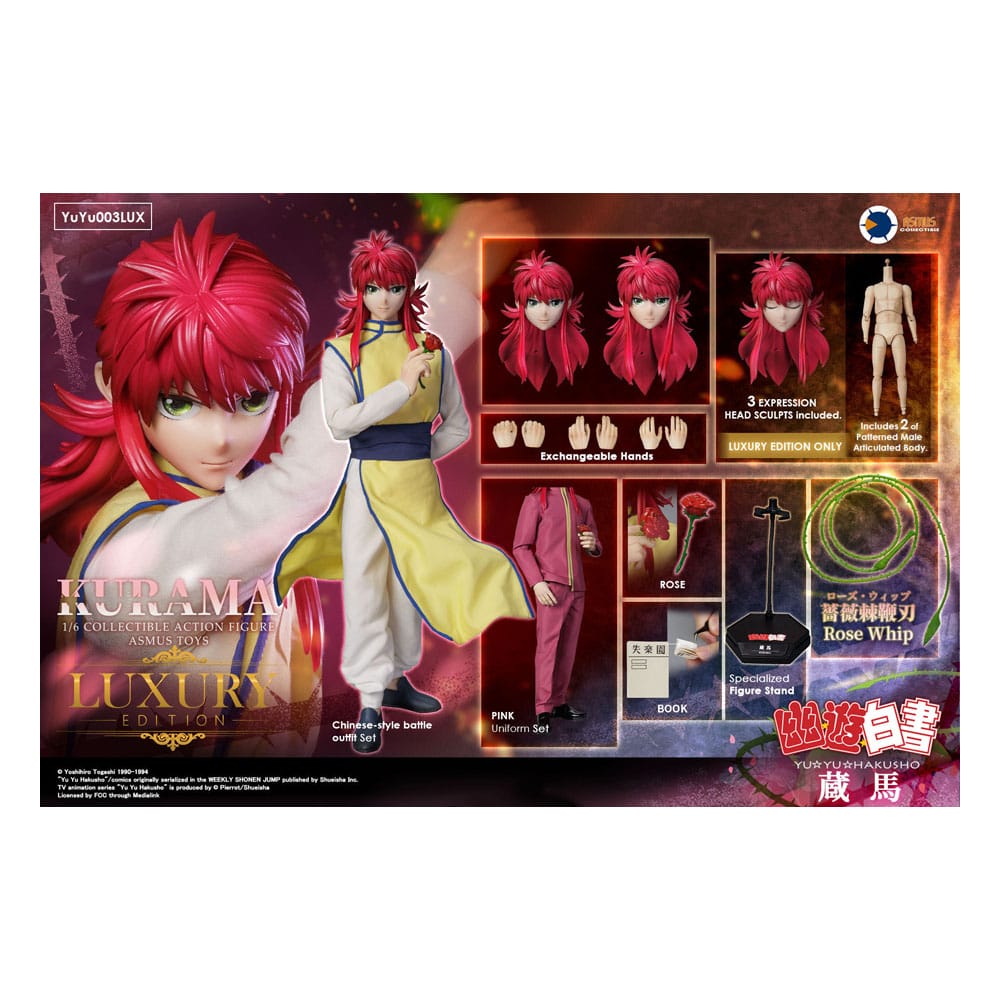 Yu Yu Hakusho Actionfigur 1/6 Kurama (Luxury Edition) 30 cm Image 22