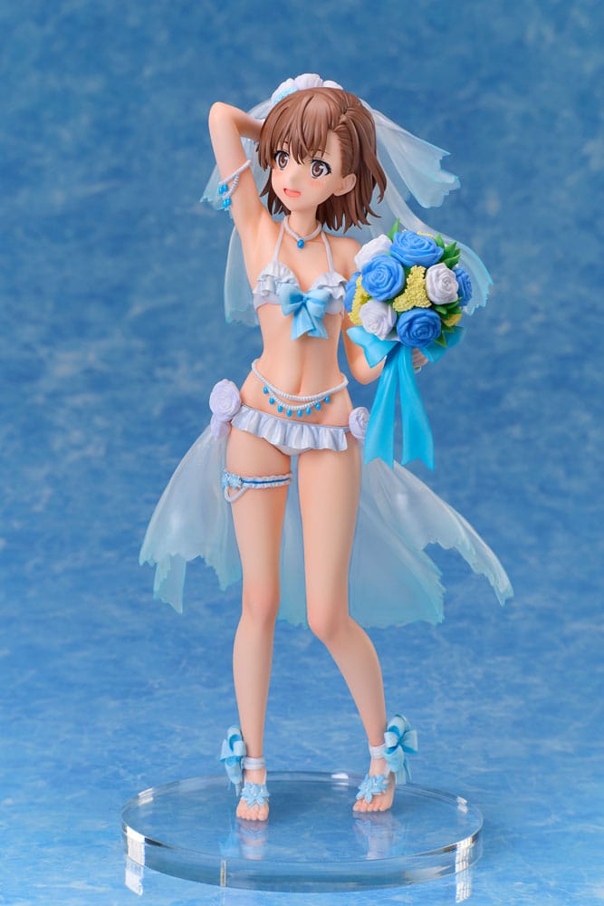 A Certain Scientific Railgun T PVC Statue 1/7 Mikoto Misaka Wedding Swimsuit Ver. 25 cm Image 6