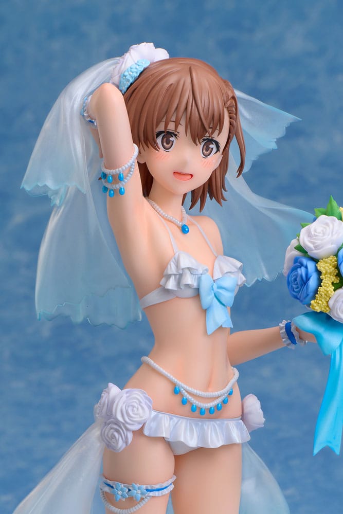 A Certain Scientific Railgun T PVC Statue 1/7 Mikoto Misaka Wedding Swimsuit Ver. 25 cm Image 8
