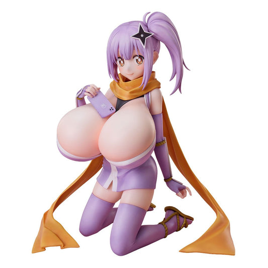 A Ninja and an Assassin Under One Roof PVC Statue 1/4 Diecut Sticker Satoko Kusagakure Huge-Breasted Ver. 23 cm Image 1