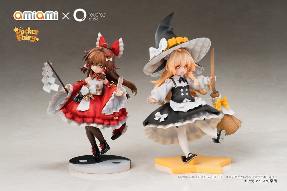 Touhou Project Reverse Palm Spirit PVC Figuren 2er-Pack Reimu Hakurei & Marisa Kirisame Image 2