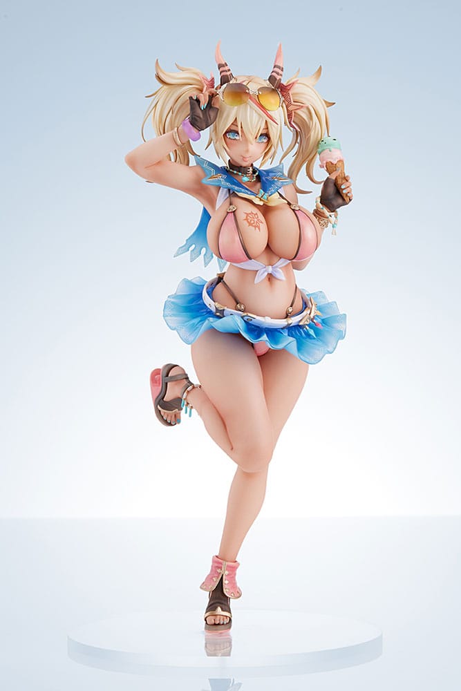 Idola Phantasy Star Saga PVC Statue 1/7 Summer Innocent Gene Chaos 27 cm Image 1