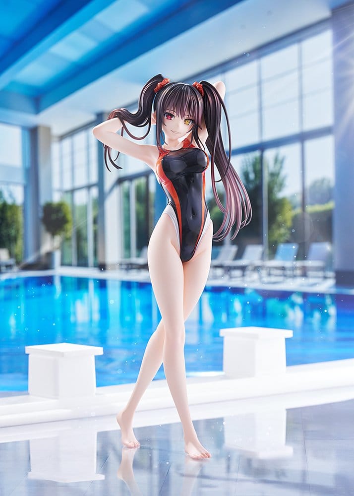 Date A Live Swimsuit Silhouette PVC Figur 1/7 Kurumi Tokisaki Swimwear Ver. 24 cm Image 3