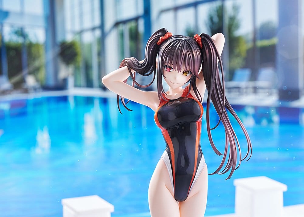Date A Live Swimsuit Silhouette PVC Figur 1/7 Kurumi Tokisaki Swimwear Ver. 24 cm Image 6